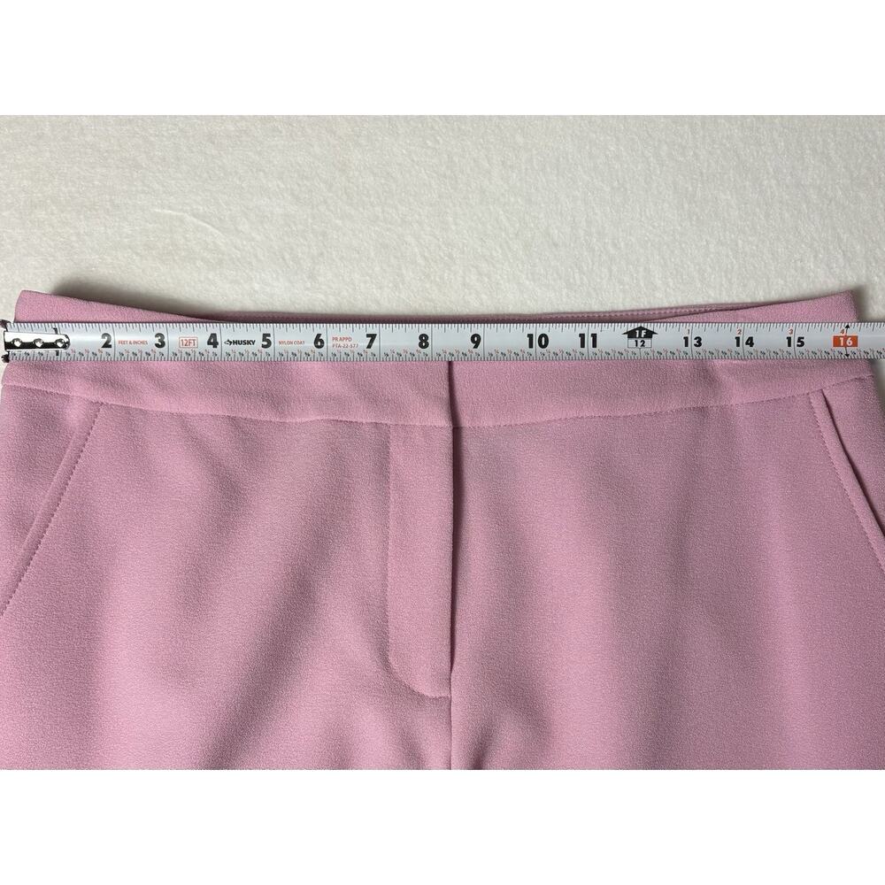 Tahari ASL Wide Leg Trouser Pants Size 10 Pink Macaroon Career Office Spring - Picture 11 of 16